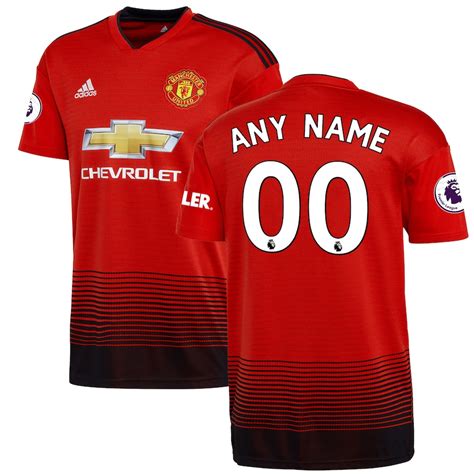 adidas men's manchester united '19 stadium home replica jersey|adidas manchester united shorts.